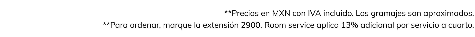 Impuestos y Room